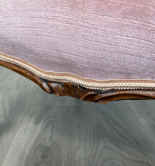 ANTIQUE VICTORIAN NURSING CHAIR ARMCHAIR IN MAHOGANY - ADDITIONAL PHOTO 10