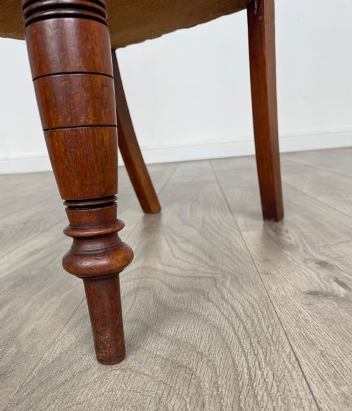 ANTIQUE EDWARDIAN SET OF 6 DINING CHAIRS IN WALNUT - ADDITIONAL PHOTO 10