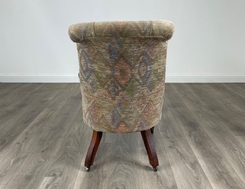 ANTIQUE 19TH CENTURY ARMCHAIR IN ROSEWOOD - ADDITIONAL PHOTO 3