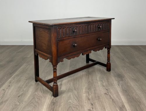 ANTIQUE 20TH CENTURY SIDEBOARD IN OAK - ADDITIONAL PHOTO 7