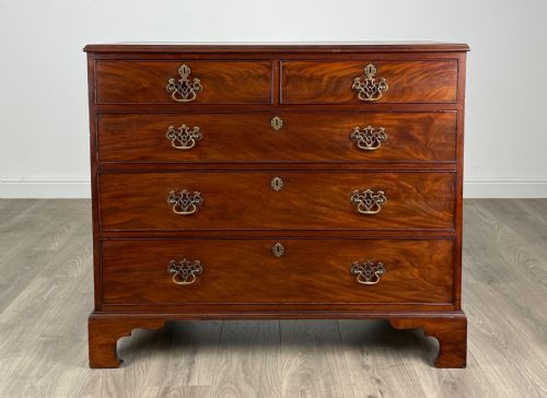 antique 18th century chest of drawers in mahogany ref af3049 - CATEGORY: ANTIQUE CHEST OF DRAWERS - DATED GEORGIAN