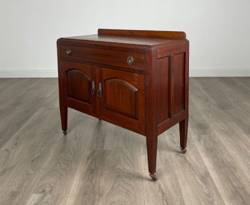 ANTIQUE 20TH CENTURY CUPBOARD IN MAHOGANY - ADDITIONAL PHOTO 2