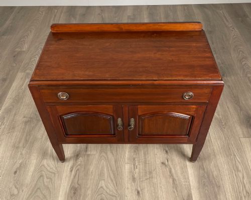ANTIQUE 20TH CENTURY CUPBOARD IN MAHOGANY - ADDITIONAL PHOTO 9