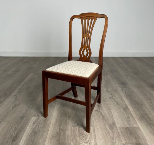 ANTIQUE 19TH CENTURY SET OF 6 DINING CHAIRS IN MAHOGANY - ADDITIONAL PHOTO 1