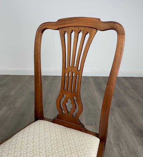 ANTIQUE 19TH CENTURY SET OF 6 DINING CHAIRS IN MAHOGANY - ADDITIONAL PHOTO 2