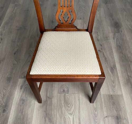 ANTIQUE 19TH CENTURY SET OF 6 DINING CHAIRS IN MAHOGANY - ADDITIONAL PHOTO 5