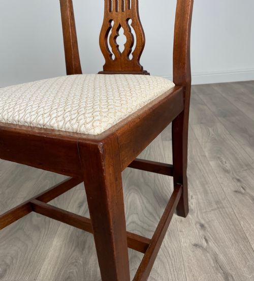 ANTIQUE 19TH CENTURY SET OF 6 DINING CHAIRS IN MAHOGANY - ADDITIONAL PHOTO 6