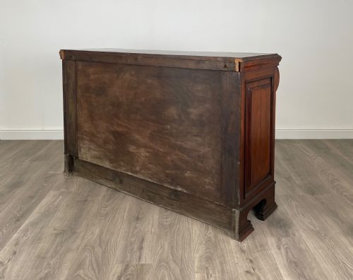 ANTIQUE 20TH CENTURY ART NOUVEAU STYLE SIDEBOARD IN WALNUT - ADDITIONAL PHOTO 5