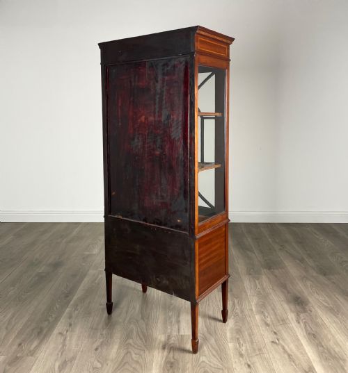 ANTIQUE 19TH CENTURY DISPLAY CABINET IN MAHOGANY - ADDITIONAL PHOTO 5