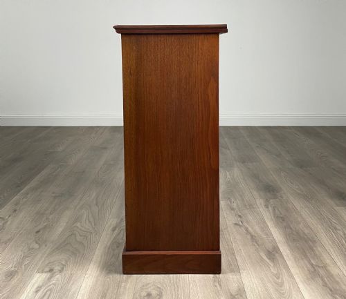 ANTIQUE 20TH CENTURY GLAZED CABINET IN WALNUT - ADDITIONAL PHOTO 2