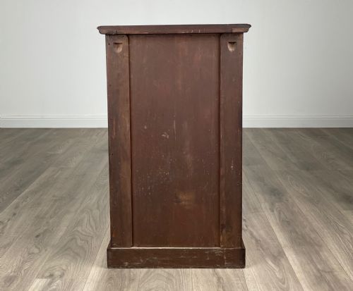 ANTIQUE 20TH CENTURY GLAZED CABINET IN WALNUT - ADDITIONAL PHOTO 4
