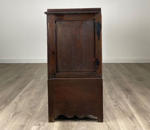ANTIQUE 19TH CENTURY HEAVILY CARVED CUPBOARD IN OAK - ADDITIONAL PHOTO 3
