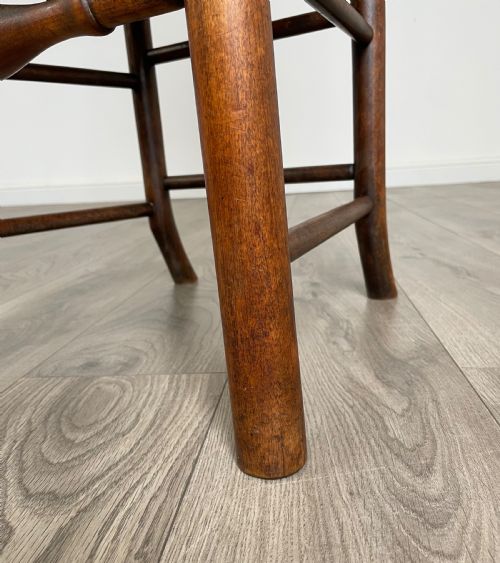 ANTIQUE 20TH CENTURY SET OF 6 DINING CHAIRS IN OAK - ADDITIONAL PHOTO 5