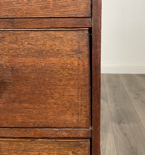 ANTIQUE 18TH CENTURY CHEST OF DRAWERS IN OAK - ADDITIONAL PHOTO 11