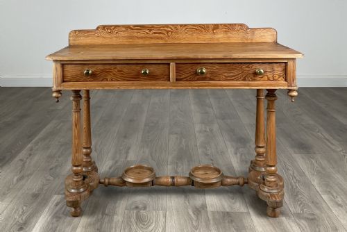 antique 19th century pitch pine washstand - CATEGORY: ANTIQUE TABLES - DATED 19TH CENTURY