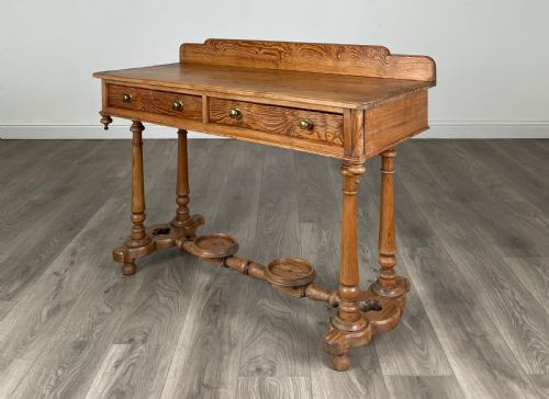 ANTIQUE 19TH CENTURY PITCH PINE WASHSTAND - ADDITIONAL PHOTO 1