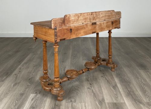 ANTIQUE 19TH CENTURY PITCH PINE WASHSTAND - ADDITIONAL PHOTO 3