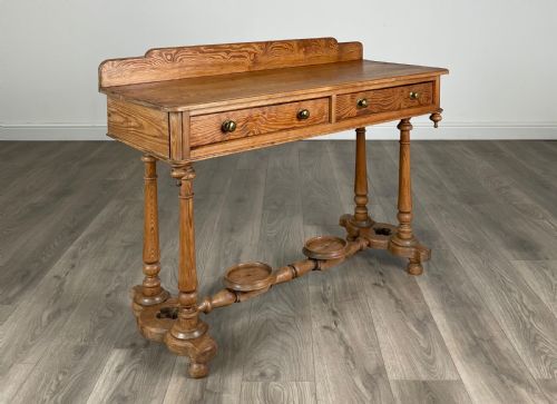 ANTIQUE 19TH CENTURY PITCH PINE WASHSTAND - ADDITIONAL PHOTO 7