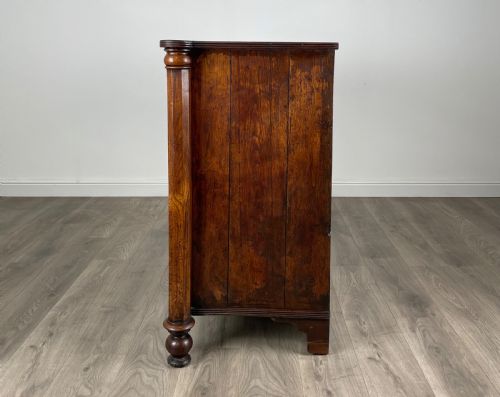 ANTIQUE 18TH CENTURY QUARTER CUT OAK CHEST OF DRAWERS REF AF3050 - ADDITIONAL PHOTO 2
