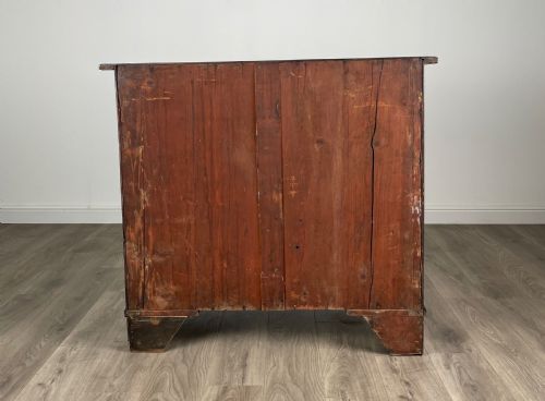 ANTIQUE 18TH CENTURY QUARTER CUT OAK CHEST OF DRAWERS REF AF3050 - ADDITIONAL PHOTO 4