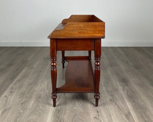 ANTIQUE 18TH CENTURY WASHSTAND IN MAHOGANY - ADDITIONAL PHOTO 2