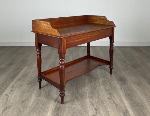ANTIQUE 18TH CENTURY WASHSTAND IN MAHOGANY - ADDITIONAL PHOTO 7