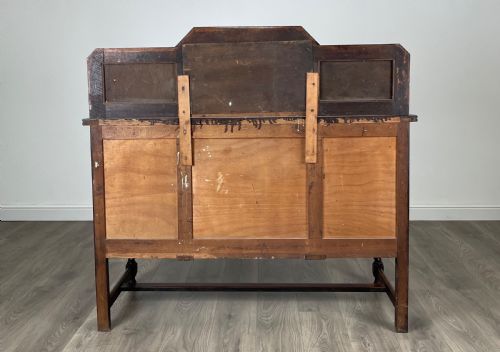 ANTIQUE 20TH CENTURY MIRROR BACK SIDEBOARD IN OAK - ADDITIONAL PHOTO 2