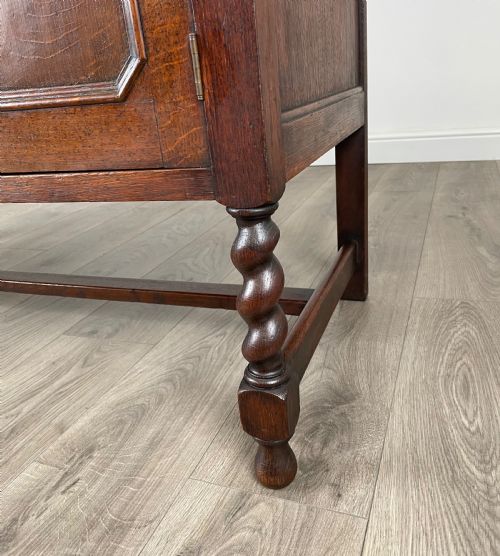 ANTIQUE 20TH CENTURY MIRROR BACK SIDEBOARD IN OAK - ADDITIONAL PHOTO 9