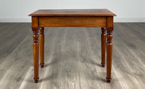 antique 19th century side table writing table in mahogany - CATEGORY: ANTIQUE TABLES - DATED 19TH CENTURY