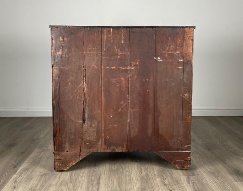 ANTIQUE 19TH CENTURY MAHOGANY CHEST OF DRAWERS - ADDITIONAL PHOTO 5