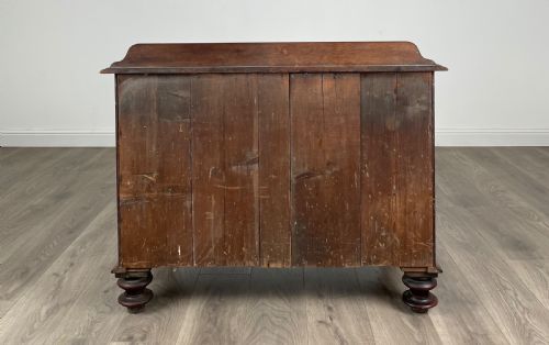 ANTIQUE 19TH CENTURY MAHOGANY CHEST OF DRAWERS - ADDITIONAL PHOTO 4