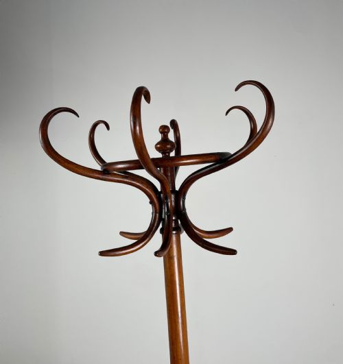 ANTIQUE 20TH CENTURY BENTWOOD COAT STAND IN MAHOGANY - ADDITIONAL PHOTO 1