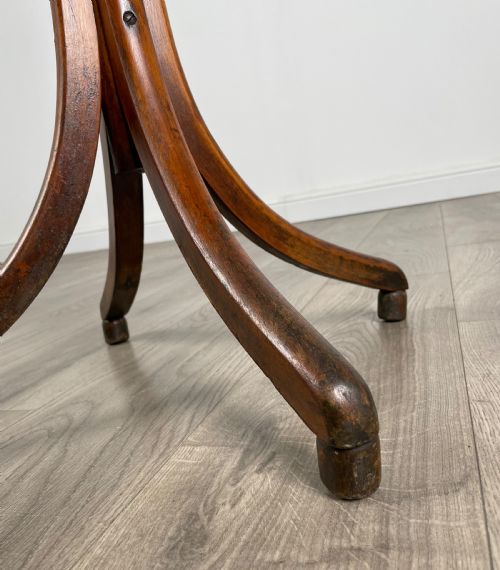 ANTIQUE 20TH CENTURY BENTWOOD COAT STAND IN MAHOGANY - ADDITIONAL PHOTO 5
