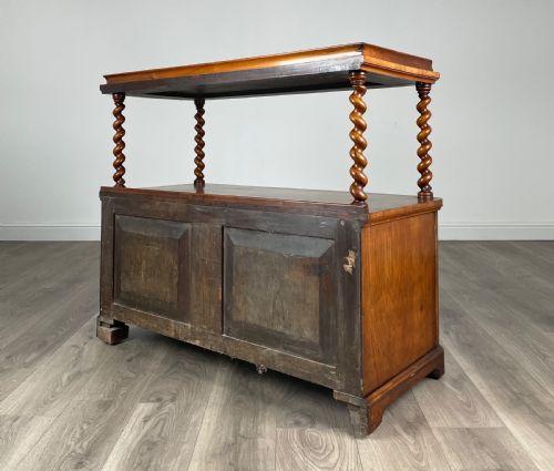 ANTIQUE 19TH CENTURY SIDEBOARD BUFFET IN MAHOGANY - ADDITIONAL PHOTO 6