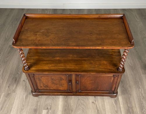ANTIQUE 19TH CENTURY SIDEBOARD BUFFET IN MAHOGANY - ADDITIONAL PHOTO 9