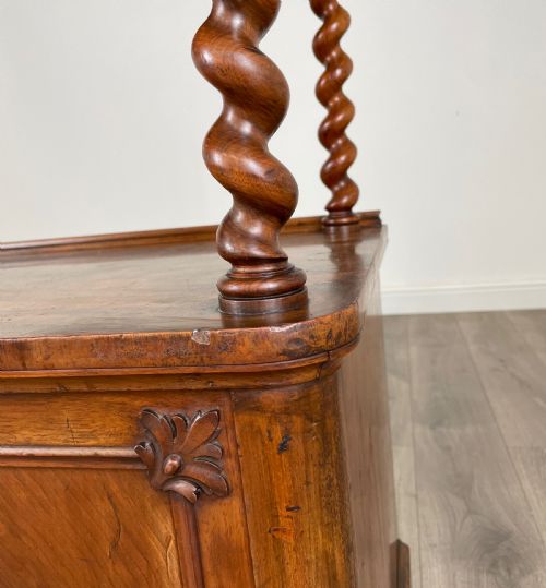 ANTIQUE 19TH CENTURY SIDEBOARD BUFFET IN MAHOGANY - ADDITIONAL PHOTO 11