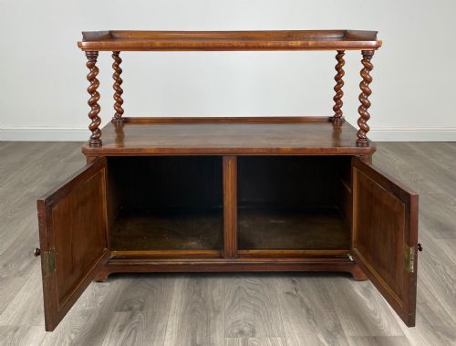 ANTIQUE 19TH CENTURY SIDEBOARD BUFFET IN MAHOGANY - ADDITIONAL PHOTO 12