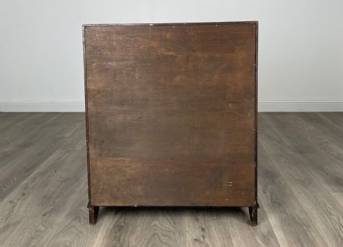 ANTIQUE 20TH CENTURY CARVED BUREAU IN OAK - ADDITIONAL PHOTO 7