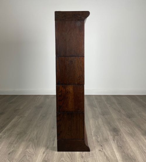 ANTIQUE 20TH CENTURY GLOBE WERNICKE STYLE BOOKCASE IN OAK - ADDITIONAL PHOTO 6
