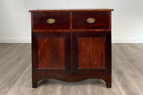 antique 18th century secretaire in mahogany - CATEGORY: ANTIQUE BUREAU - DATED GEORGIAN
