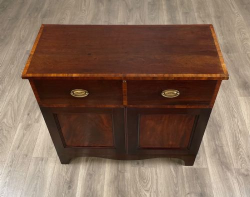 ANTIQUE 18TH CENTURY SECRETAIRE IN MAHOGANY - ADDITIONAL PHOTO 9