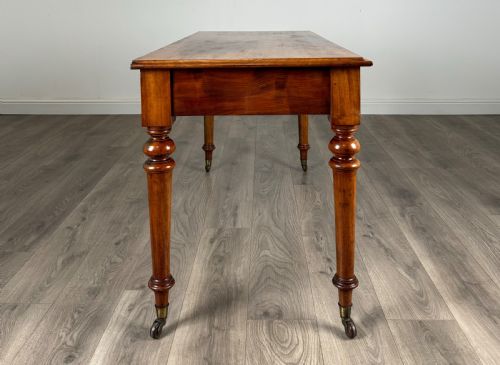 ANTIQUE 19TH CENTURY WRITING TABLE IN MAHOGANY - ADDITIONAL PHOTO 6