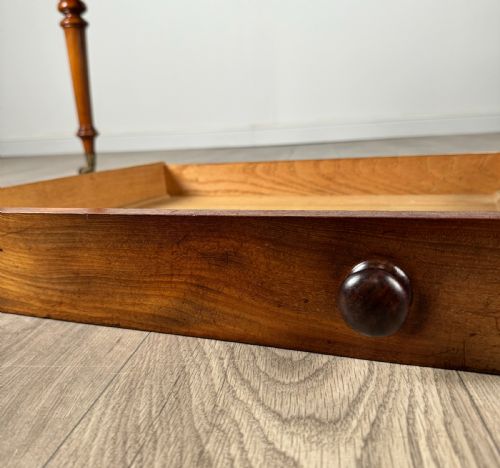 ANTIQUE 19TH CENTURY WRITING TABLE IN MAHOGANY - ADDITIONAL PHOTO 10