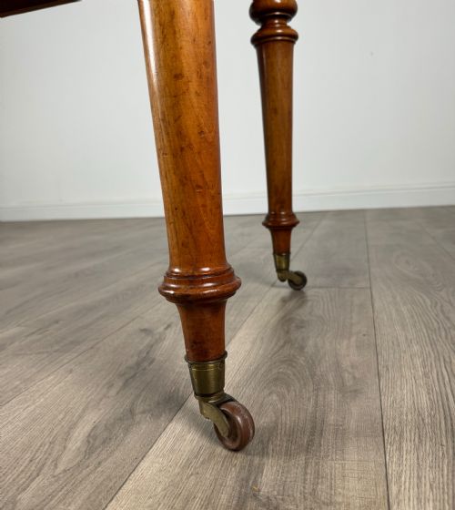 ANTIQUE 19TH CENTURY WRITING TABLE IN MAHOGANY - ADDITIONAL PHOTO 11