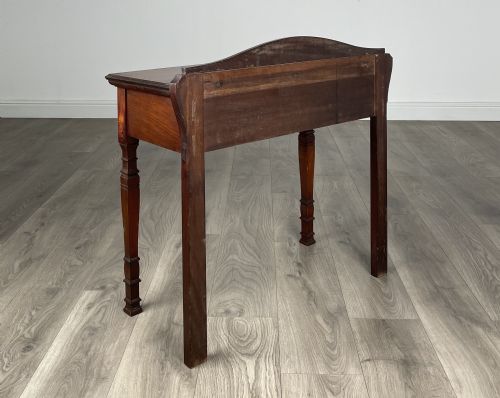 ANTIQUE 20TH CENTURY SIDE TABLE HALL TABLE IN MAHOGANY - ADDITIONAL PHOTO 3