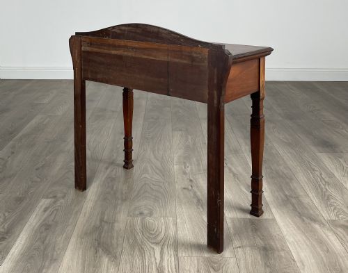 ANTIQUE 20TH CENTURY SIDE TABLE HALL TABLE IN MAHOGANY - ADDITIONAL PHOTO 5