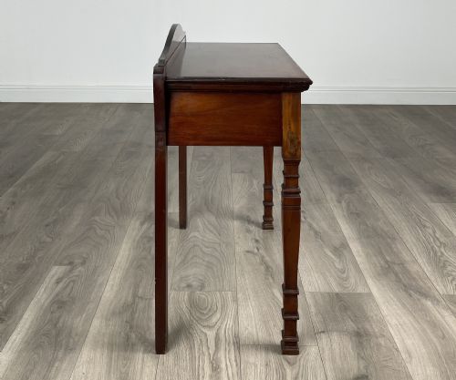 ANTIQUE 20TH CENTURY SIDE TABLE HALL TABLE IN MAHOGANY - ADDITIONAL PHOTO 6