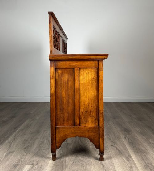 fig 6. Antique 20th Century Art Nouveau Style Sideboard In Oak