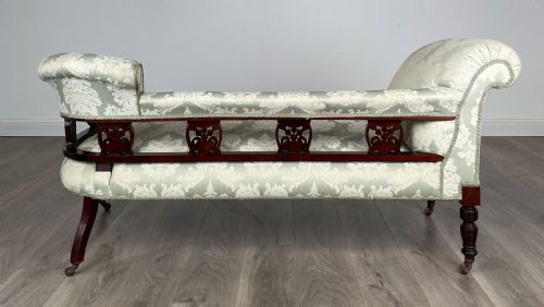 ANTIQUE 20TH CENTURY SETTEE IN MAHOGANY - ADDITIONAL PHOTO 4