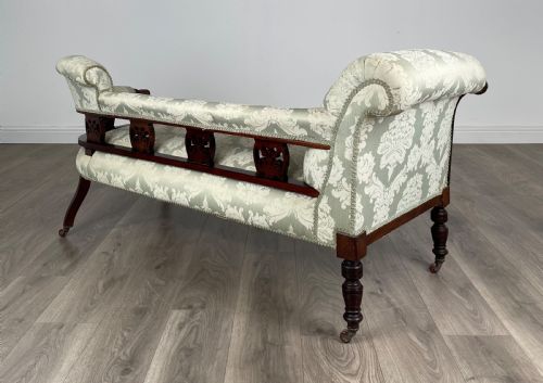 ANTIQUE 20TH CENTURY SETTEE IN MAHOGANY - ADDITIONAL PHOTO 5